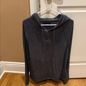 Lucky Brand Charcoal Knit Hoodie